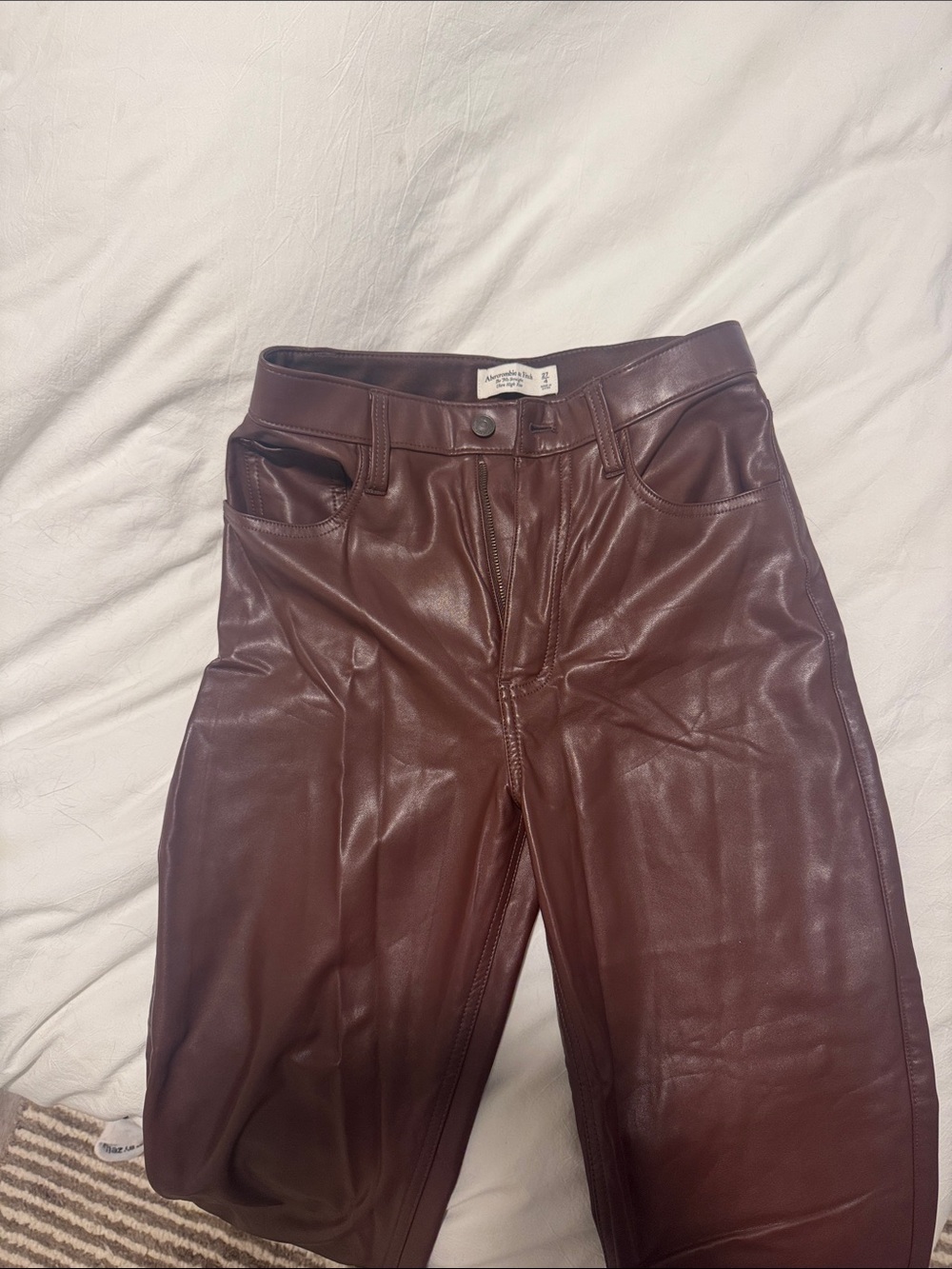 Brown Leather Pants